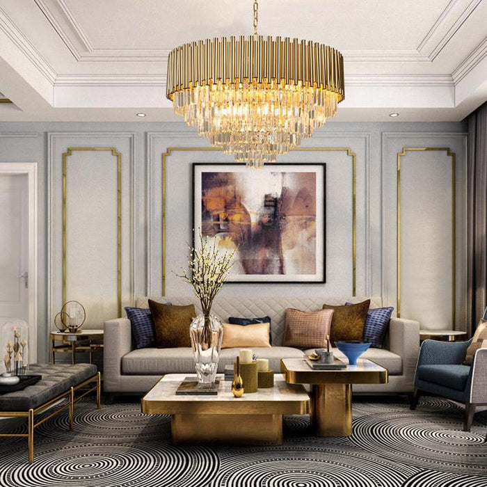 Gleamspire Gold Modern Chandelier