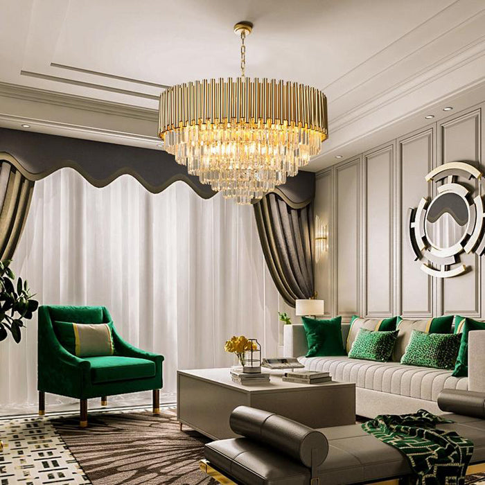Gleamspire Gold Modern Chandelier