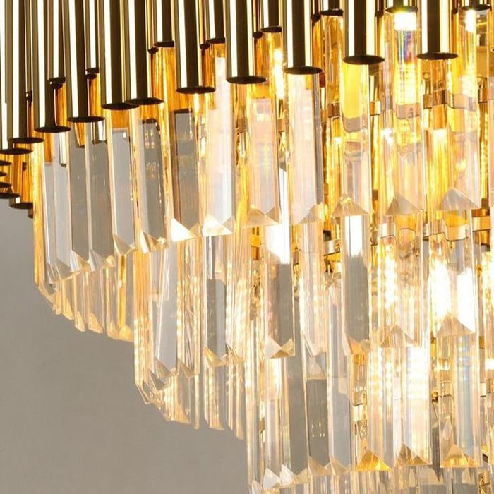 Gleamspire Gold Modern Chandelier