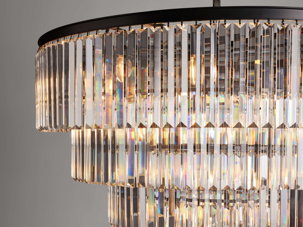 Prismcourt Tiered Round Chandelier