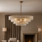 Frostweft Round Chandelier