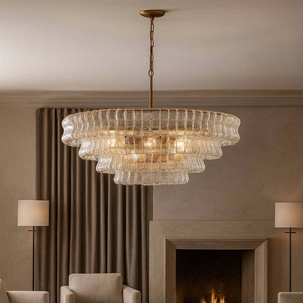 Frostweft Round Chandelier