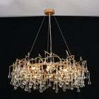 Dewbough Round Small Water Drop Chandelier