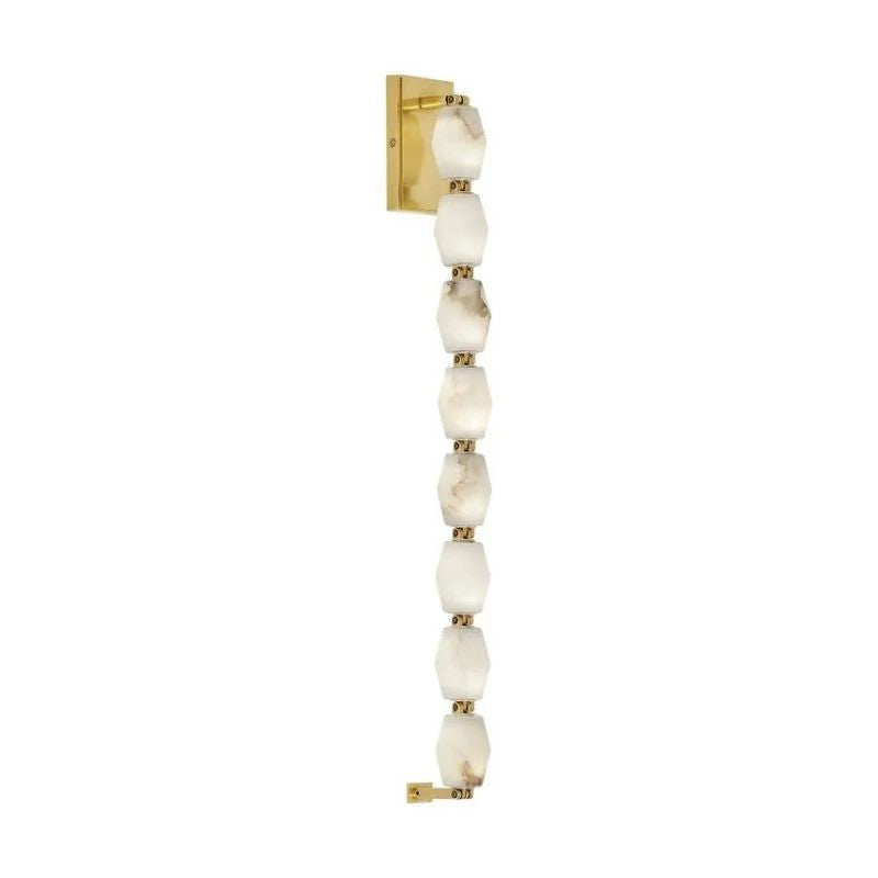 Danette Alabaster Pearl Necklace Wall Sconce