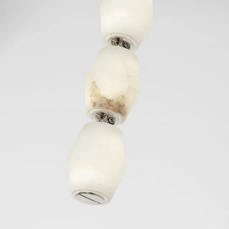Danette Alabaster Pearl Necklace Wall Sconce