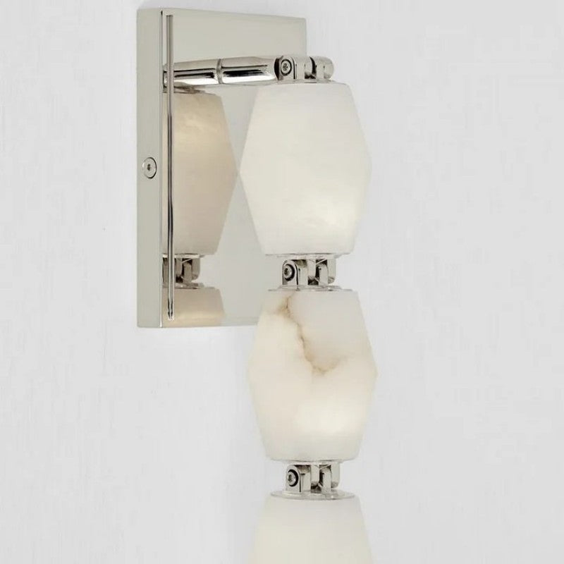 Danette Alabaster Pearl Necklace Wall Sconce