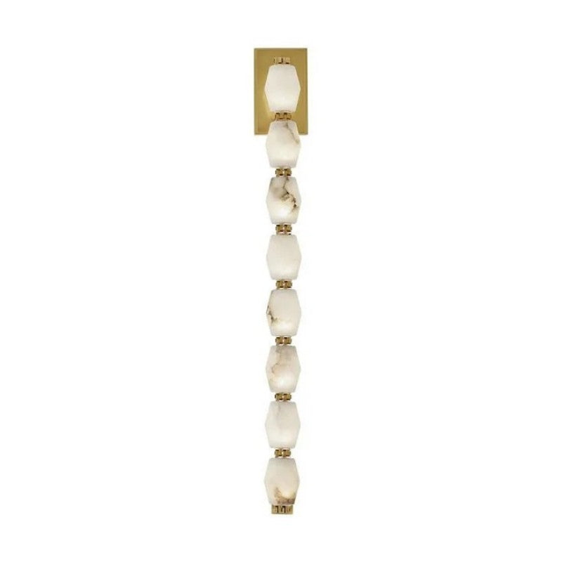 Danette Alabaster Pearl Necklace Wall Sconce