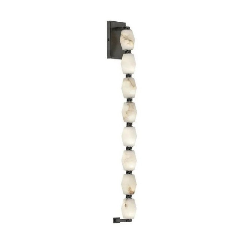 Danette Alabaster Pearl Necklace Wall Sconce
