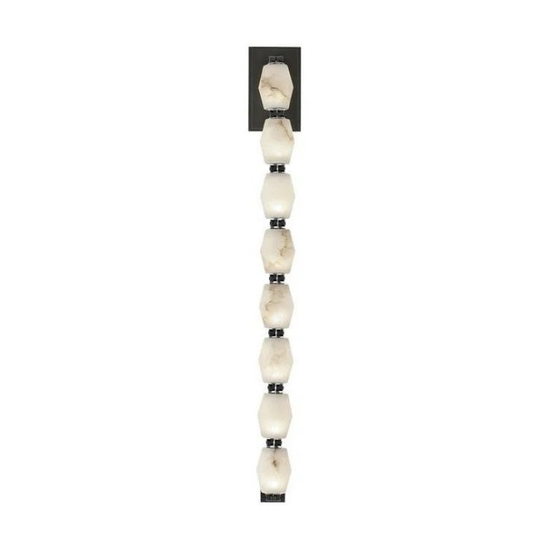 Danette Alabaster Pearl Necklace Wall Sconce