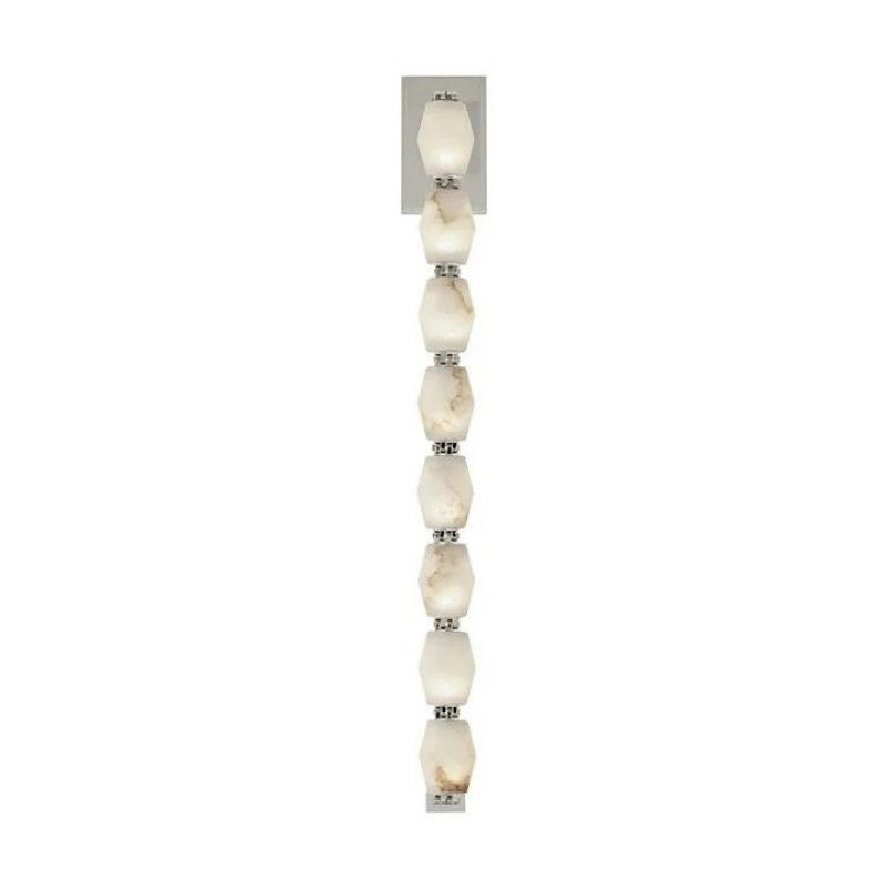 Danette Alabaster Pearl Necklace Wall Sconce