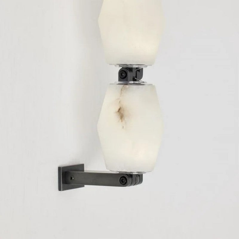 Danette Alabaster Pearl Necklace Wall Sconce