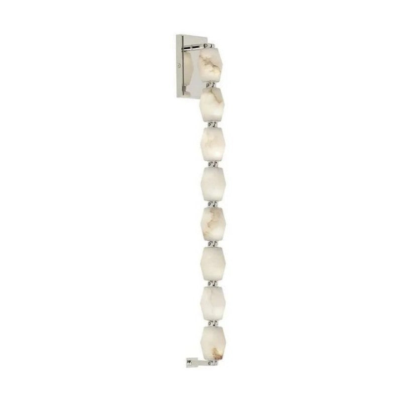 Danette Alabaster Pearl Necklace Wall Sconce