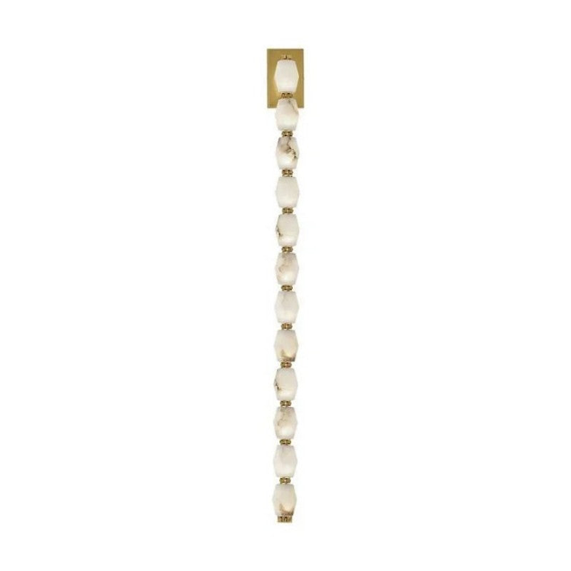 Danette Alabaster Pearl Necklace Wall Sconce