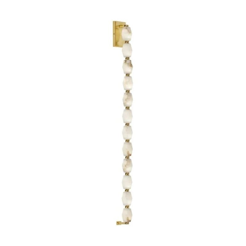Danette Alabaster Pearl Necklace Wall Sconce