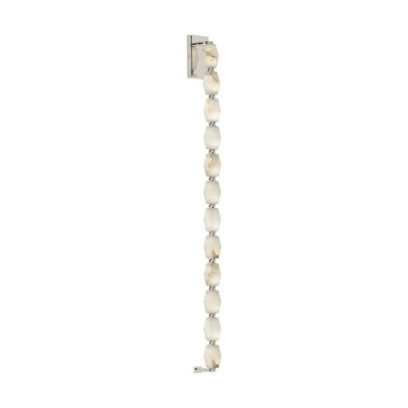 Danette Alabaster Pearl Necklace Wall Sconce
