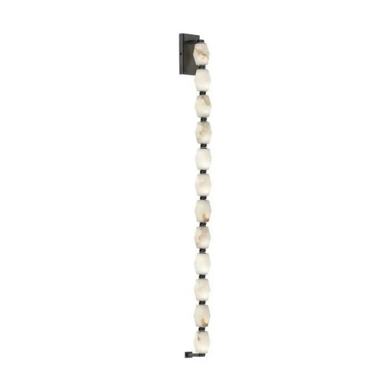 Danette Alabaster Pearl Necklace Wall Sconce