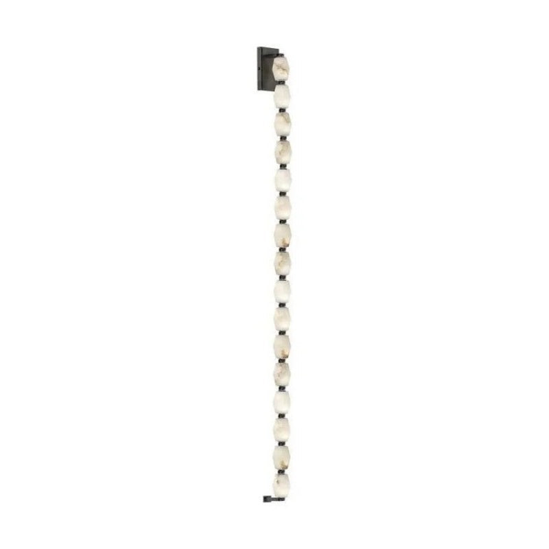 Danette Alabaster Pearl Necklace Wall Sconce