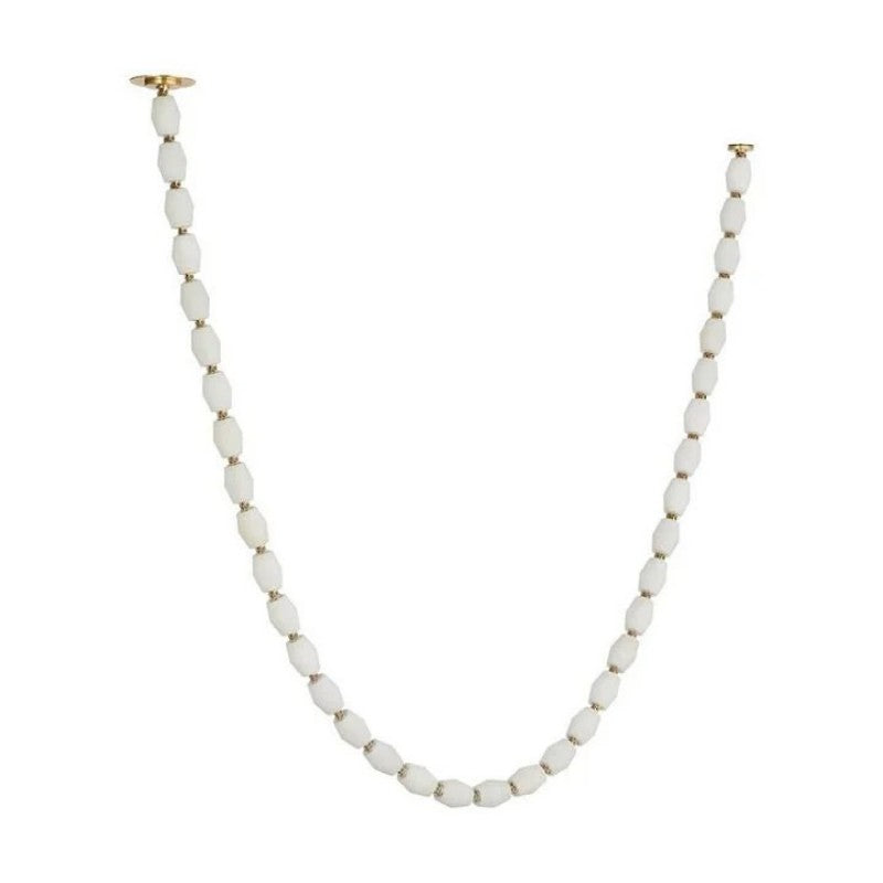 Danette Alabaster Pearl Necklace Chandelier