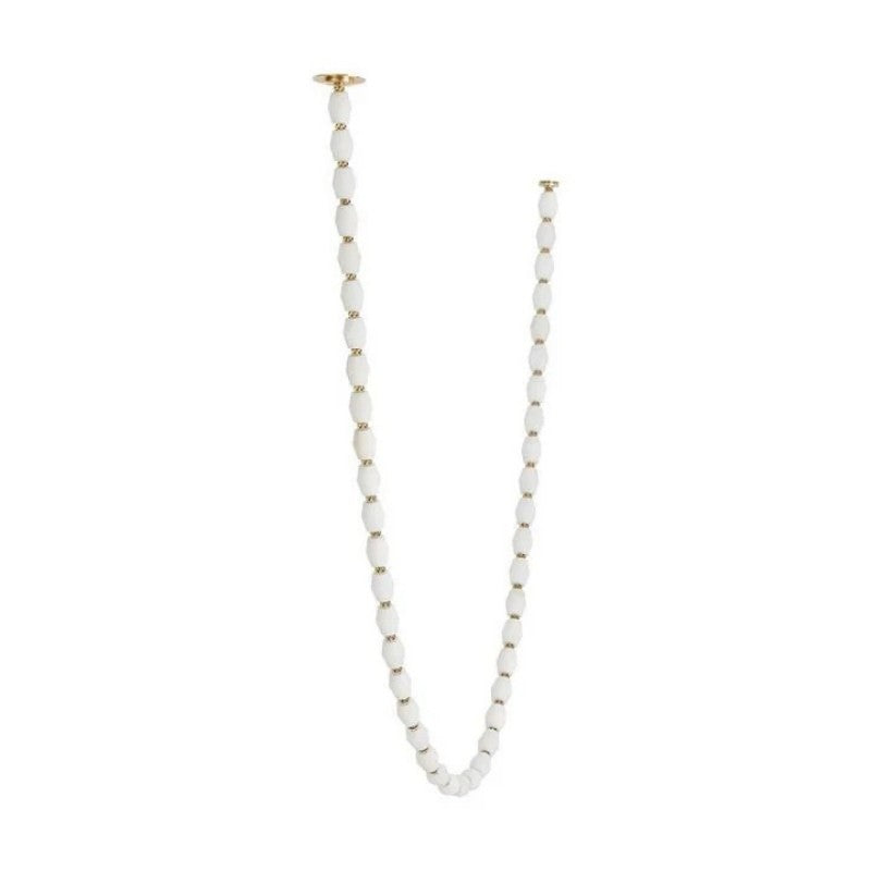 Danette Alabaster Pearl Necklace Chandelier