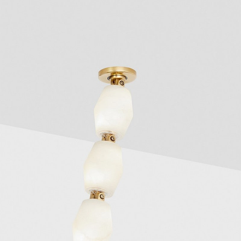 Danette Alabaster Pearl Necklace Chandelier