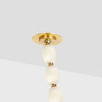 Danette Alabaster Pearl Necklace Chandelier