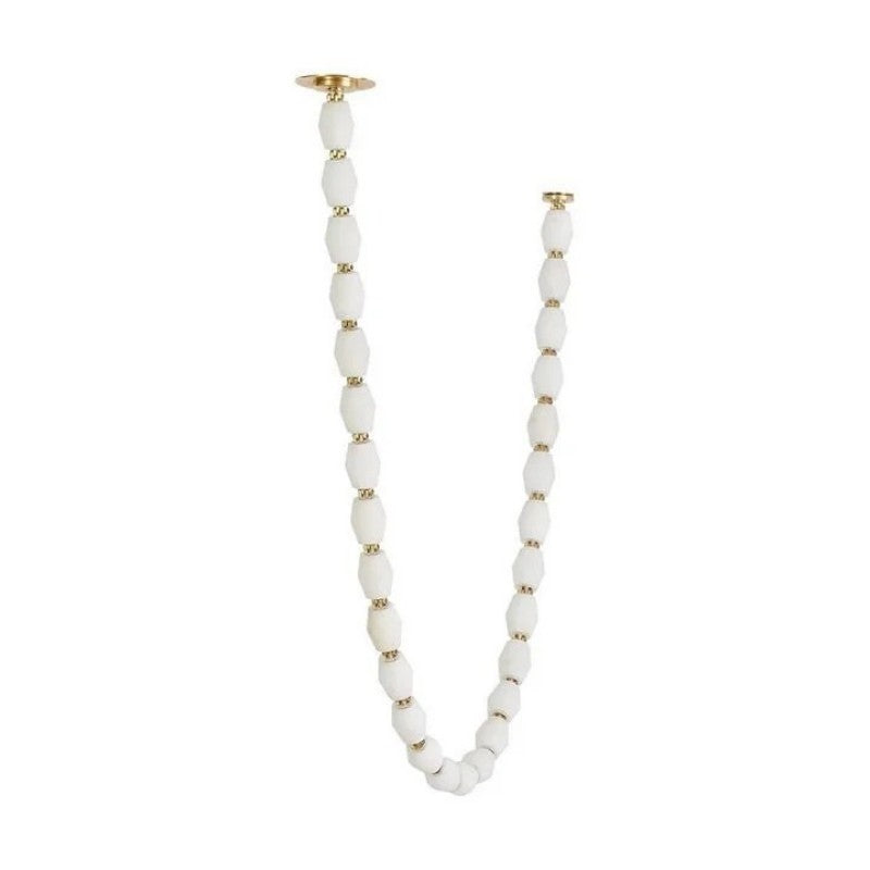 Danette Alabaster Pearl Necklace Chandelier
