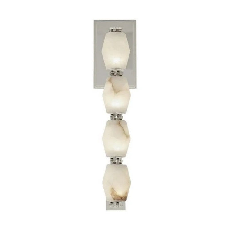 Danette Alabaster Pearl Necklace Wall Sconce
