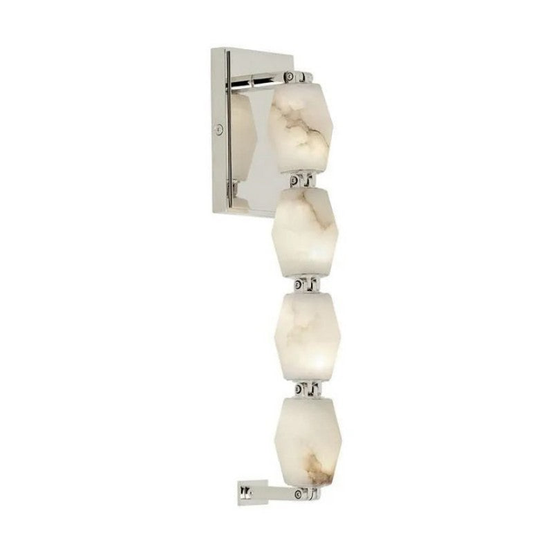 Danette Alabaster Pearl Necklace Wall Sconce