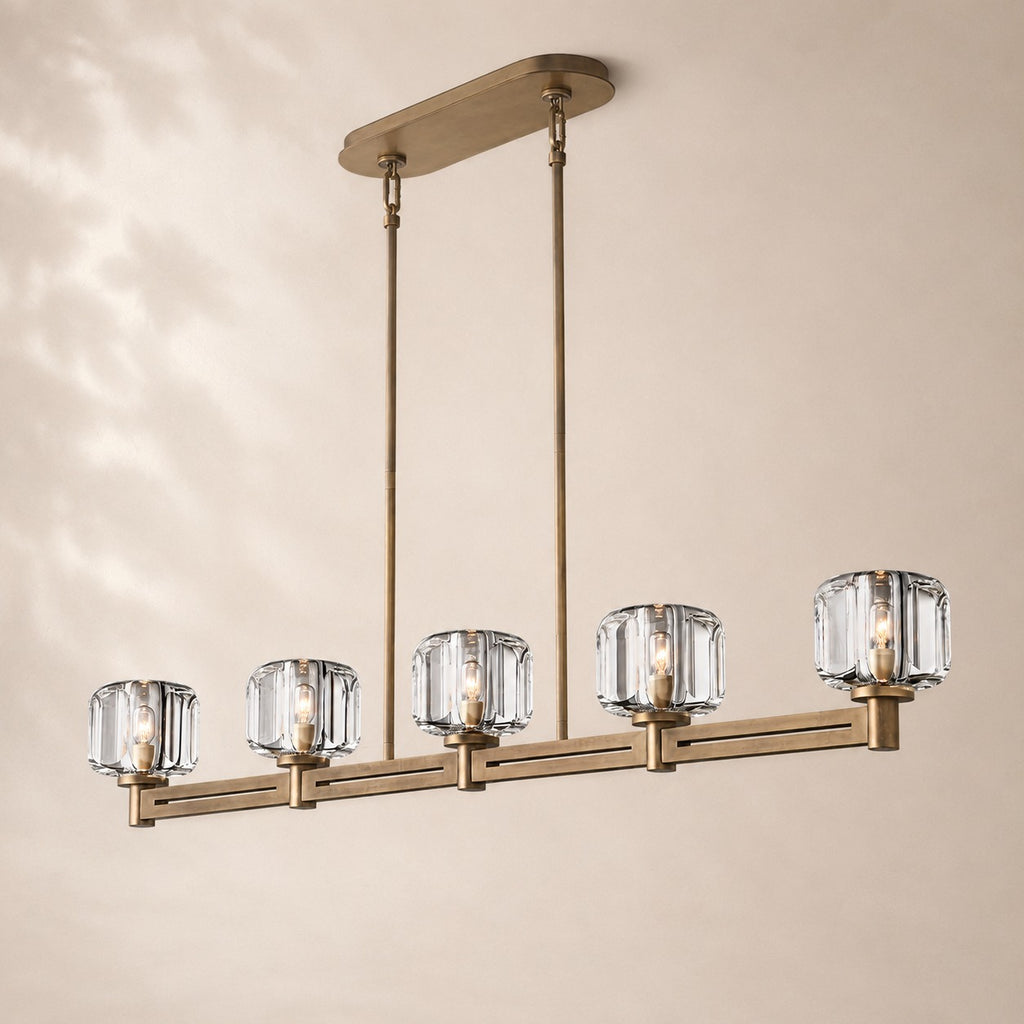 Demelle Linear Chandelier 54"