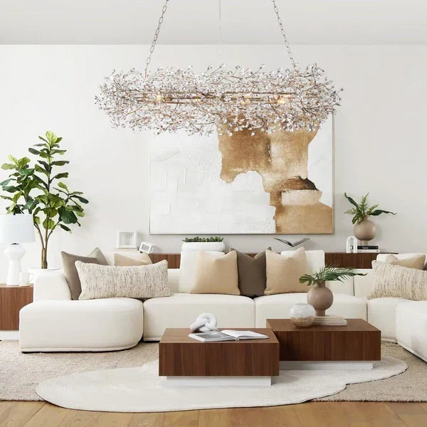 Bloomtress Oval Chandelier 62''74''
