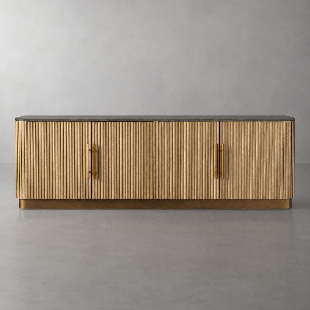 Finelle Fluted Media Console