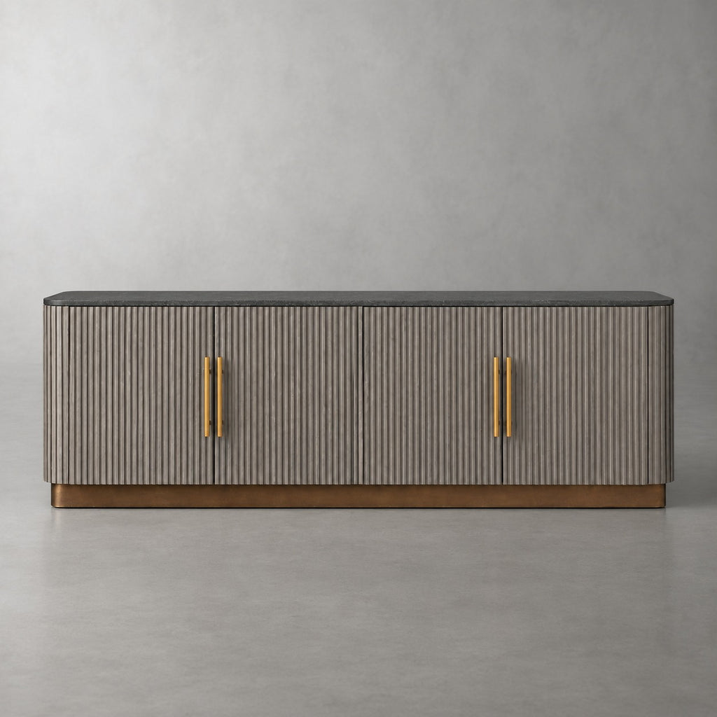 Finelle Fluted Media Console