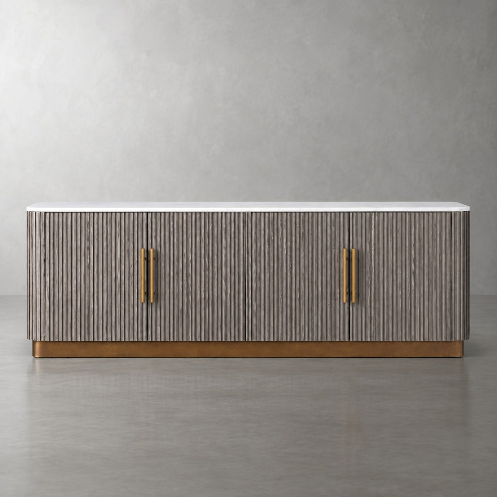 Finelle Fluted Media Console