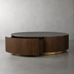 Finelle Round Storage Coffee Table