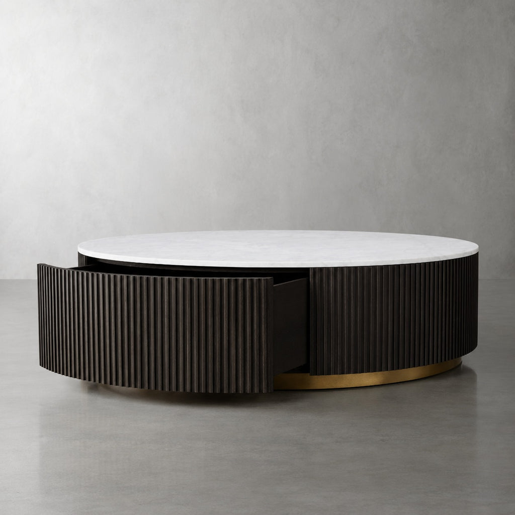 Finelle Round Storage Coffee Table