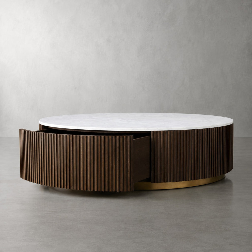 Finelle Round Storage Coffee Table