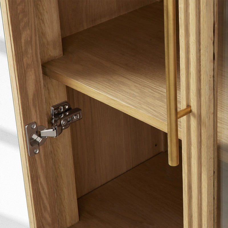 Finelle Glass Tall Cabinet