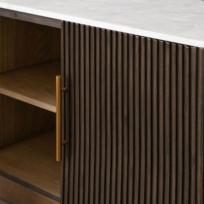 Finelle Fluted Media Console