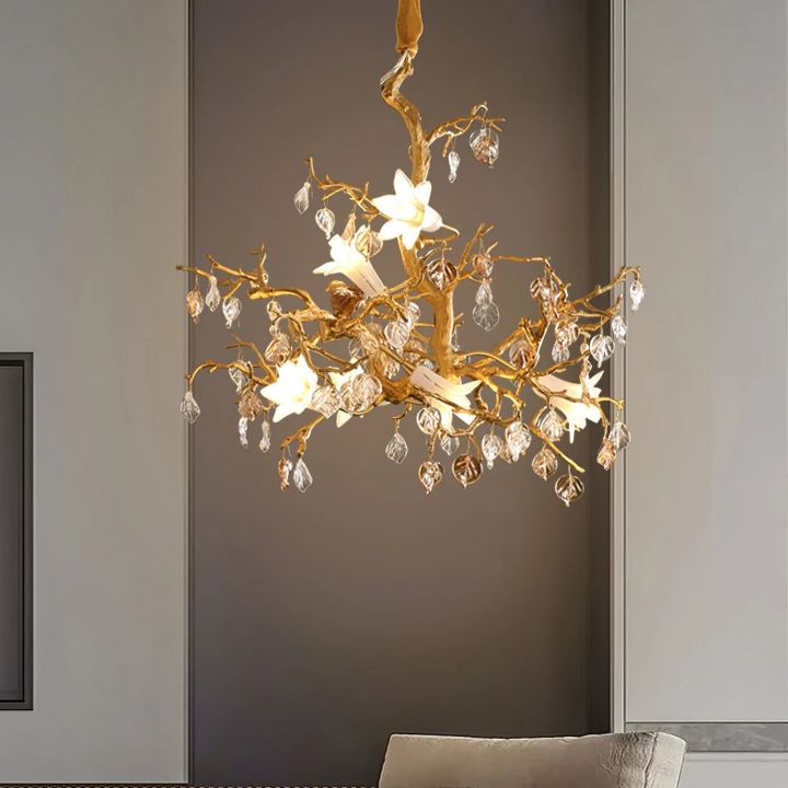 Luxury Flower Tree Tiered Branch Chandelier