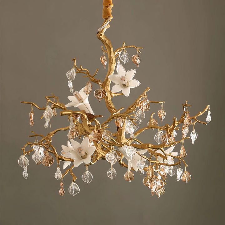 Luxury Flower Tree Tiered Branch Chandelier