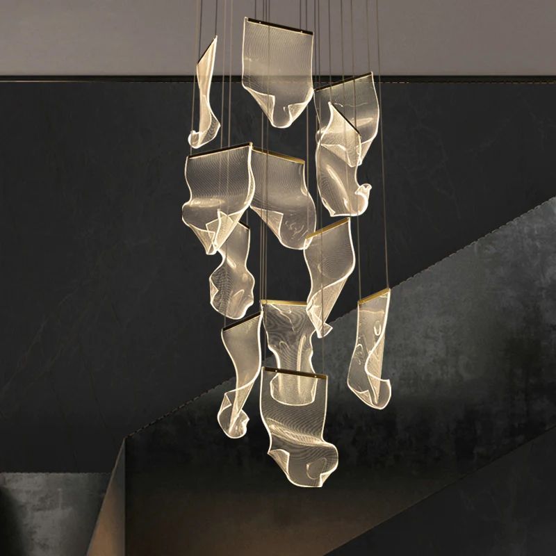 Flame Cluster Round Chandelier