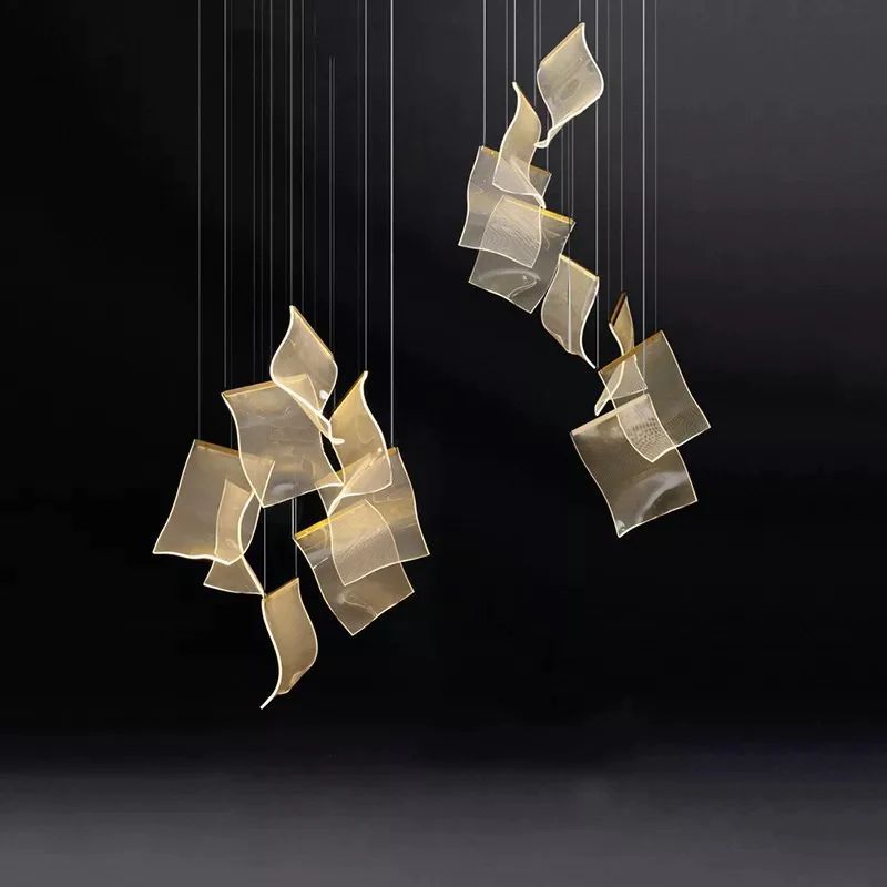 Flame Cluster Round Chandelier