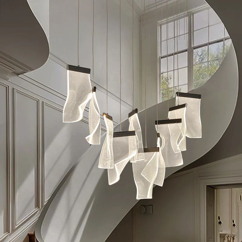 Flame Cluster Round Chandelier