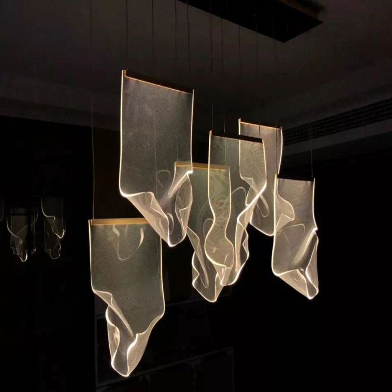 Flame Cluster Round Chandelier