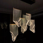Flame Cluster Round Chandelier