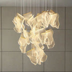 Flame Cluster Round Chandelier