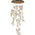 Flame Cluster Round Chandelier