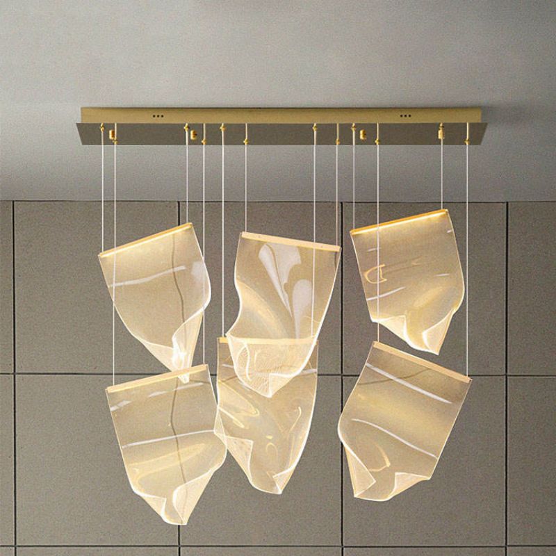 Flame Cluster Round Chandelier