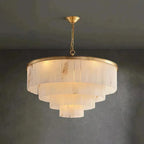 Fliza Alabaster 4 Tier Chandelier