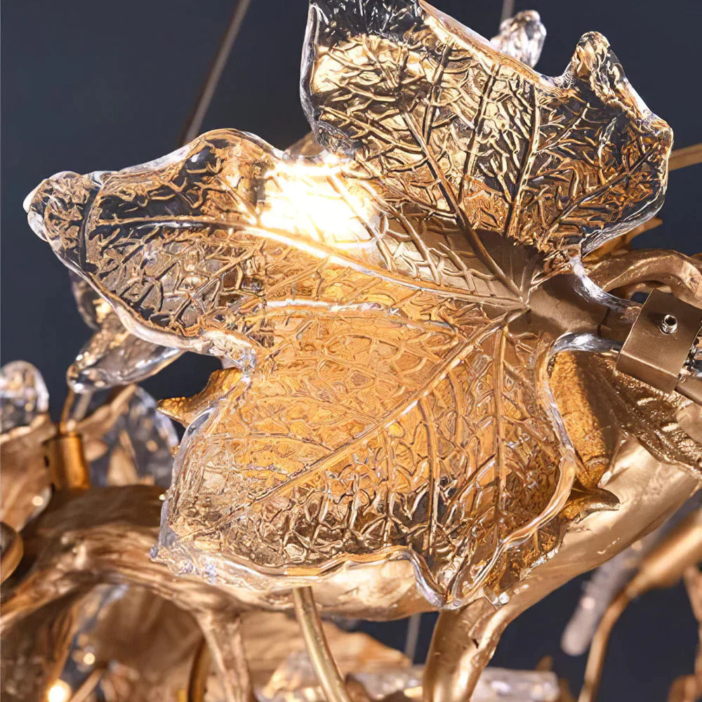 Folio Leaf Branch Chandelier